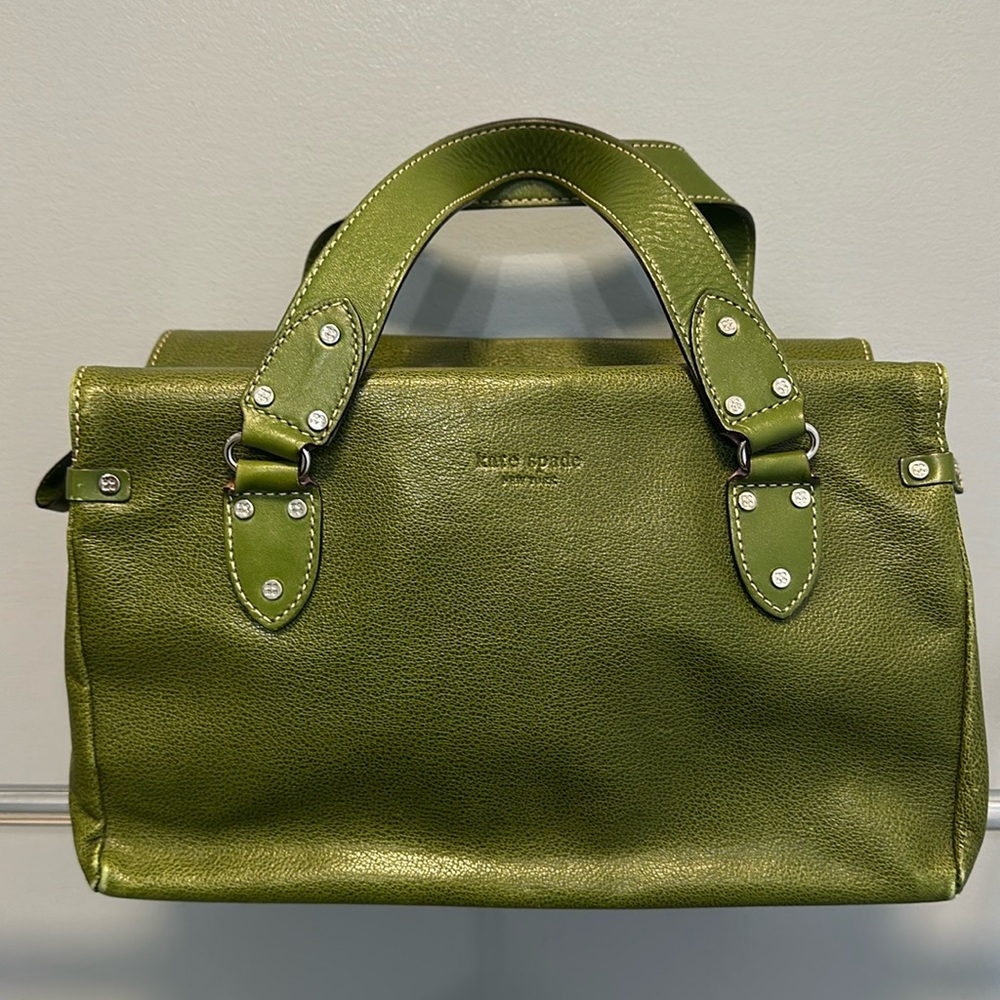 Green Kate Spade bag